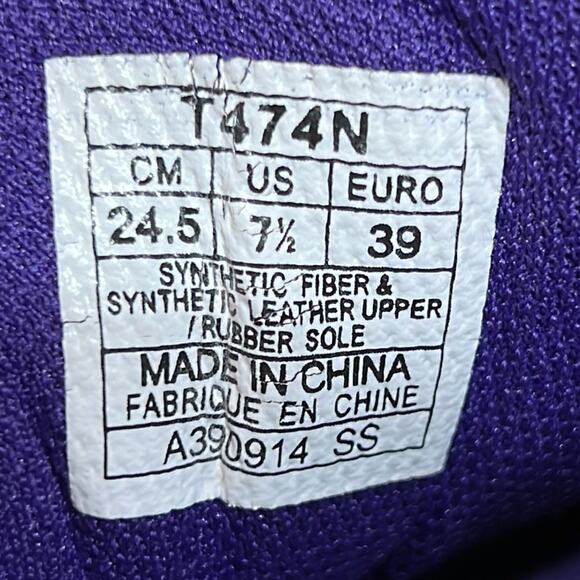 Asics Gel-Contend 2 Gray Purple Green Running Shoes Womens Size 7.5 EU 39 - Picture 11 of 11